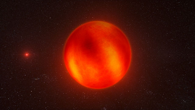 Artist's impression of Luhman 16B recreated from VLT observations