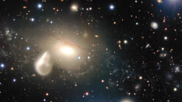 Næoptagelse af galaksen NGC 5291 og dens omgivelser som video