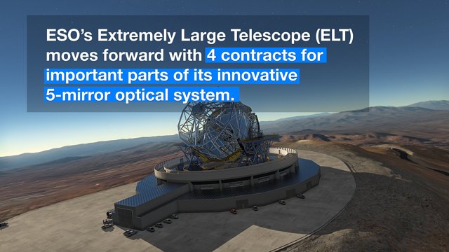 ESOcast 93 Light: Startschuss für Spiegel und Sensoren des größten optischen Teleskops der Welt