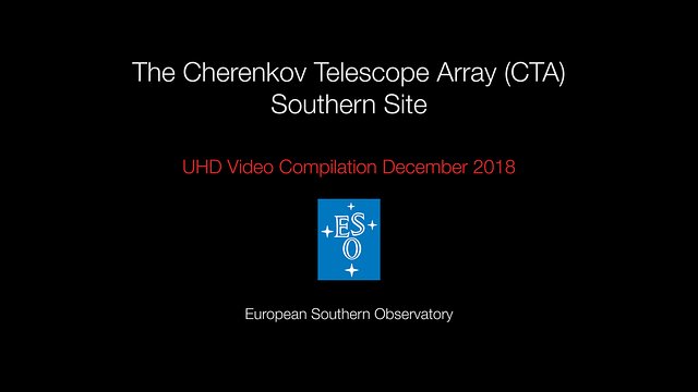 De locatie van de zuidelijke Cherenkov Telescope Array (CTA)