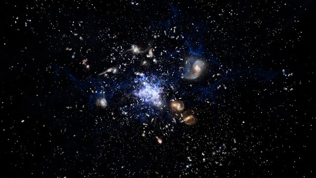 Presenciando el nacimiento de un cúmulo distante de galaxias (ESOcast Light 259)