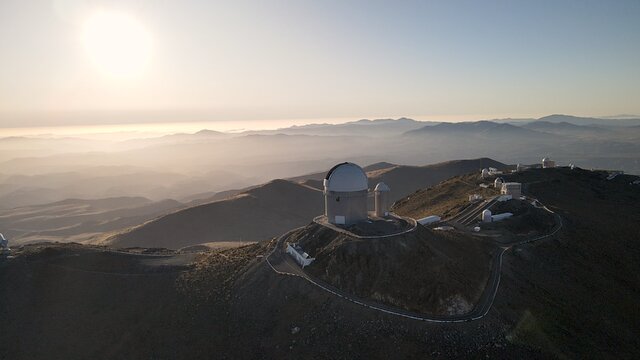 Os telescópios BlackGEM no Observatório de La Silla do ESO