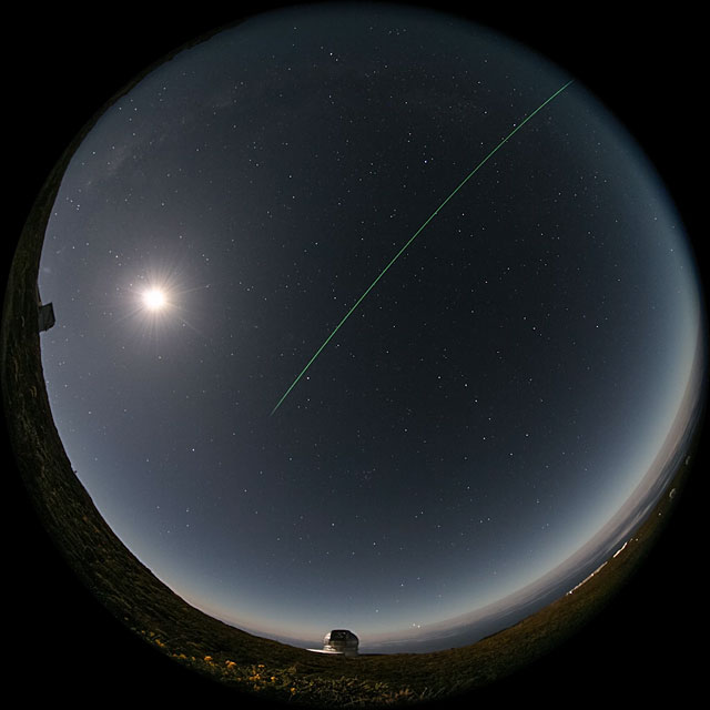Fulldome nighttime timelapse at Observatorio del Roque de los Muchachos