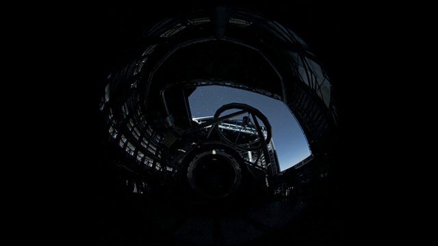 A Fish-eye View Inside UT1 (time-lapse)