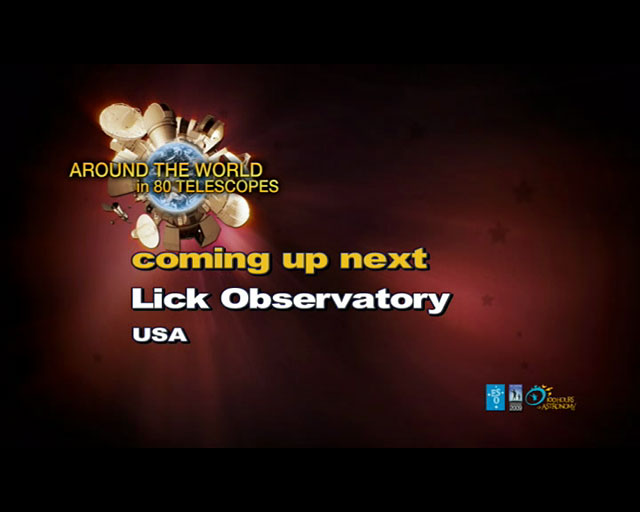 Lick Observatory (AW80T webcast)
