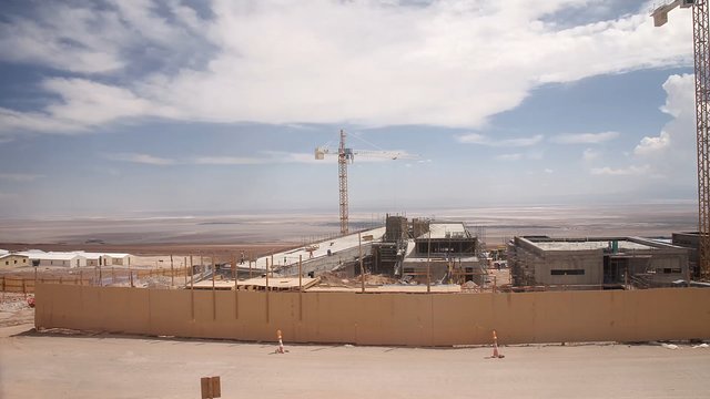 Filmato time-lapse della costruzione della Residencia di ALMA