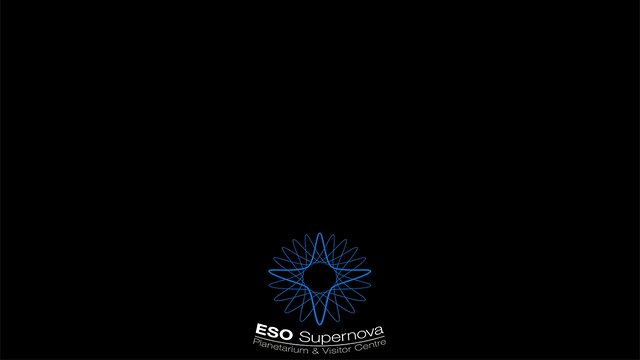 ESO Supernova Planetarium & Visitor Centre logo fulldome animation