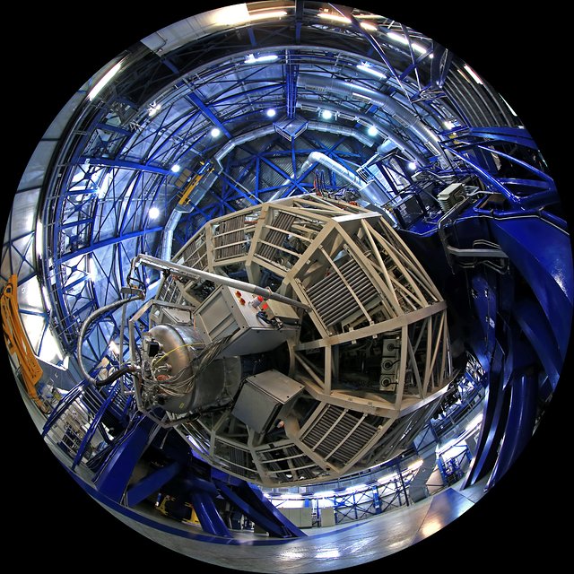 VLT Telescope backside instruments